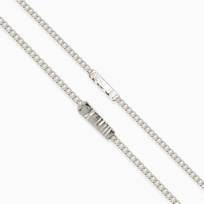 Anvil Tag Custom Bracelet | Silver