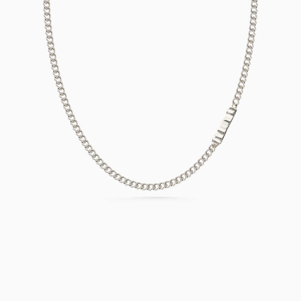 Anvil Tag Custom Necklace | Silver