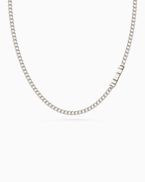 Anvil Tag Custom Necklace | Silver