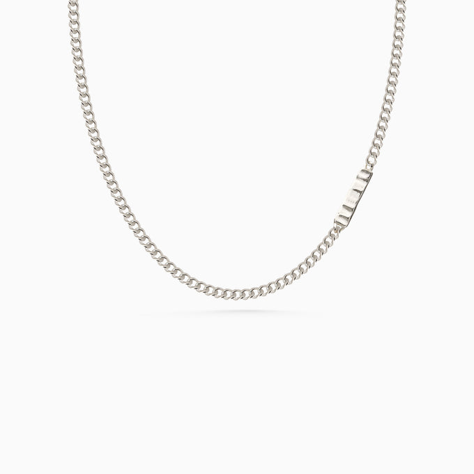 Anvil Tag Custom Necklace | Silver