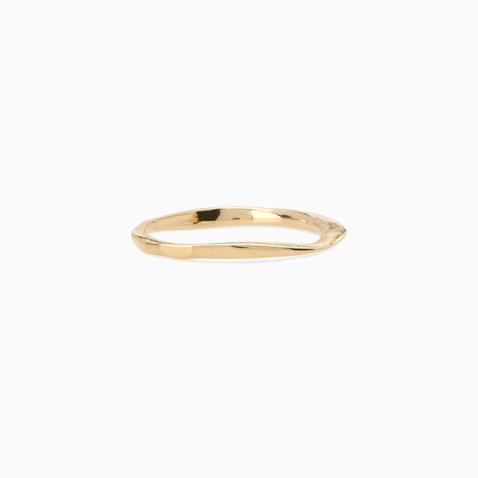 Organic Fine Apex Ring | Solid Gold