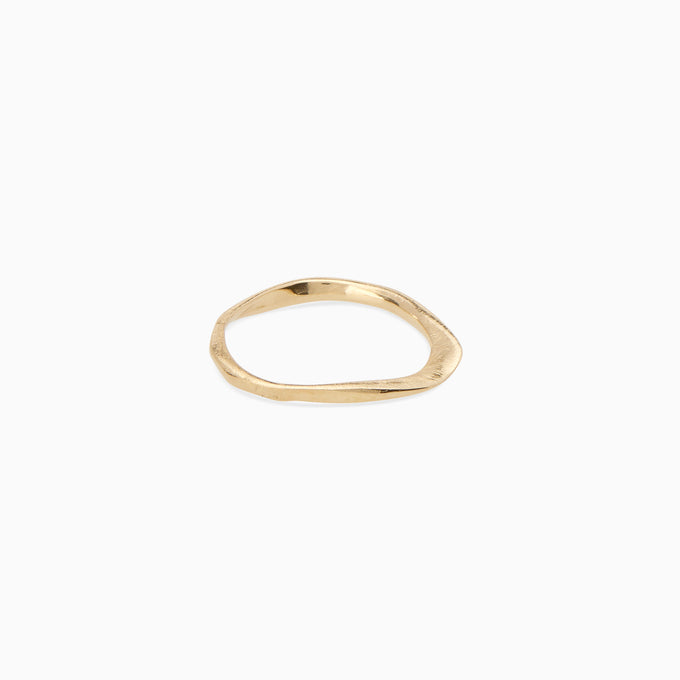 Organic Fine Apex Ring | Solid Gold