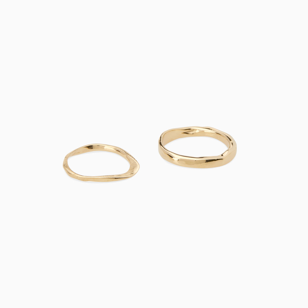 Organic Fine Apex Ring | Solid Gold