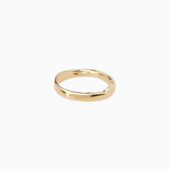 Organic Chunky Apex Ring | Solid Gold
