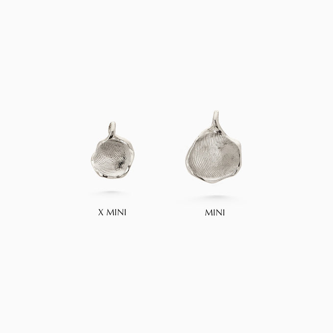Impression™ Wave Pendant | White Gold