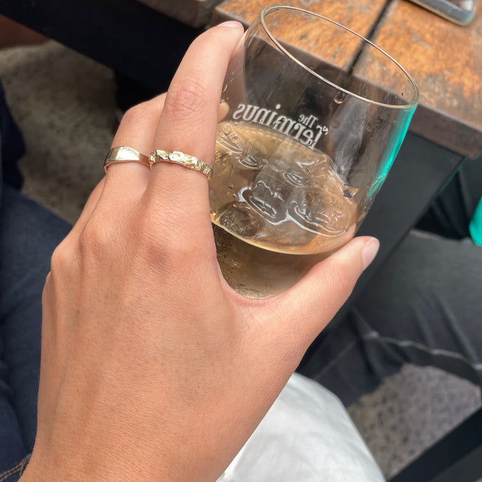 Narrow Signet Ring | Solid Gold