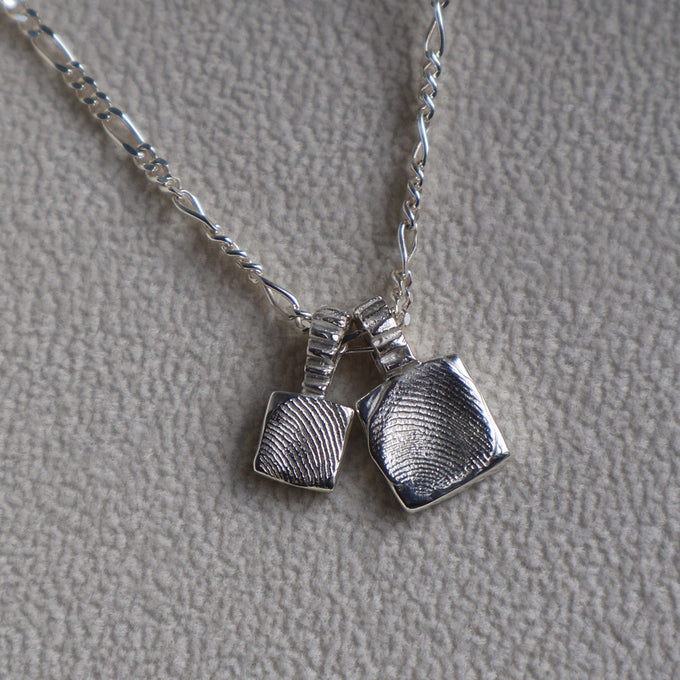 Impression™ Slate Pendant | Silver