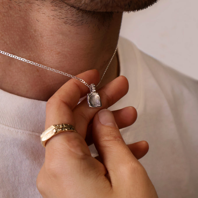 Flat Marine Chain | Sterling Silver