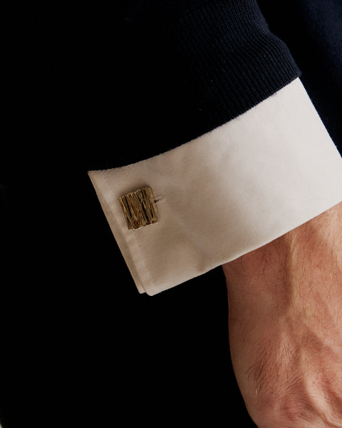 Veil Cufflinks | Solid Yellow Gold