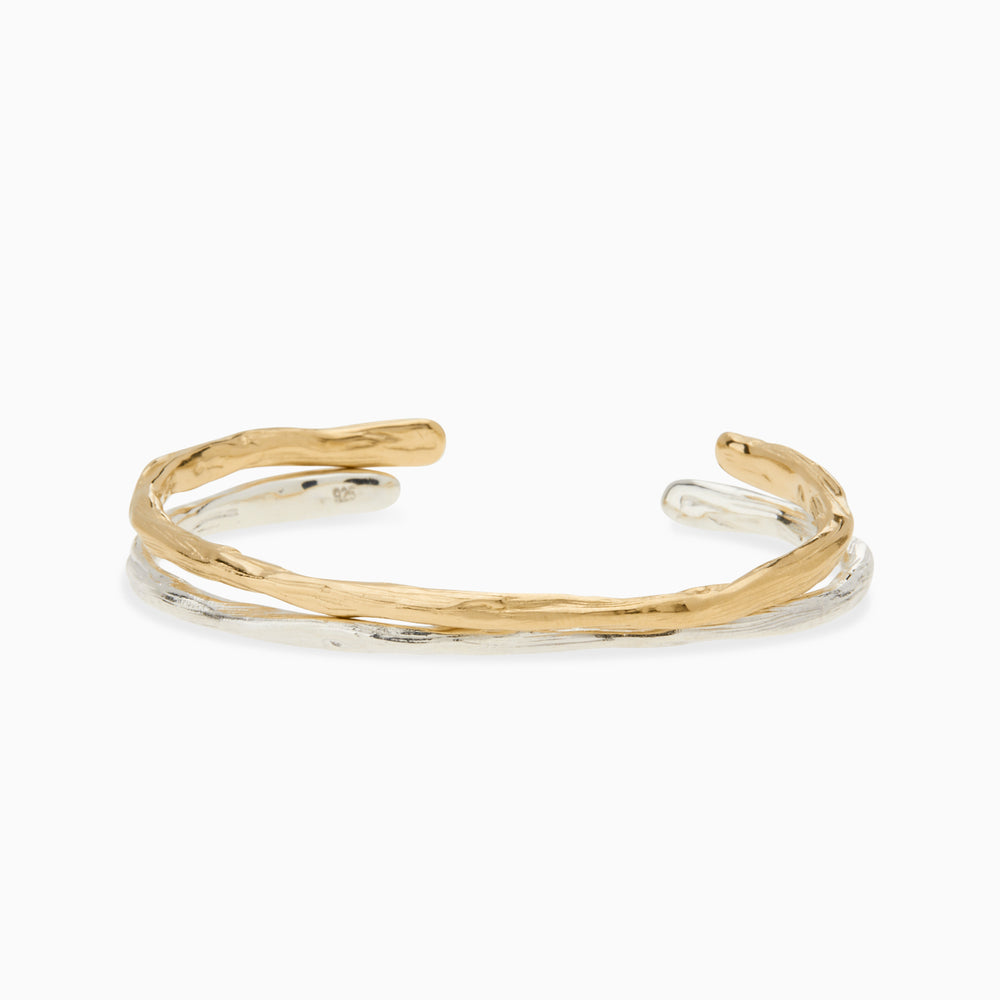 Birch Cuff Bracelet | Silver