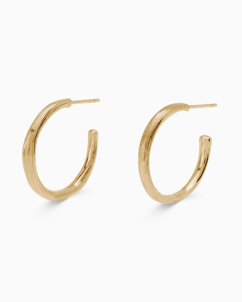 Birch Fine Hoops | Gold