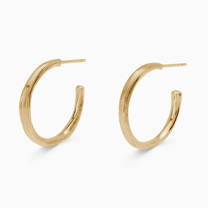 Birch Fine Hoops | Gold