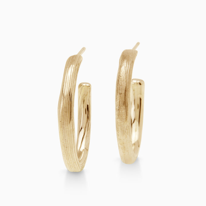 Birch Fine Hoops | Gold