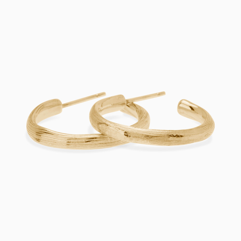 Birch Fine Hoops | Gold