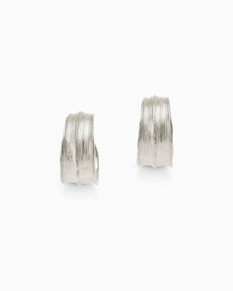 Birch Hoops | Silver