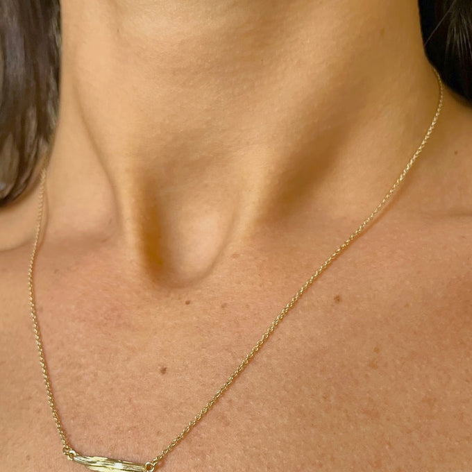 Birch Necklace | Gold