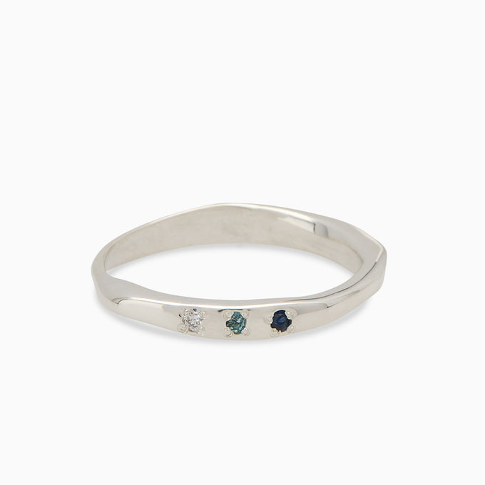 Apex Stone Ring | Silver