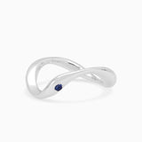 Curve Stone Ring 2.0 | Silver