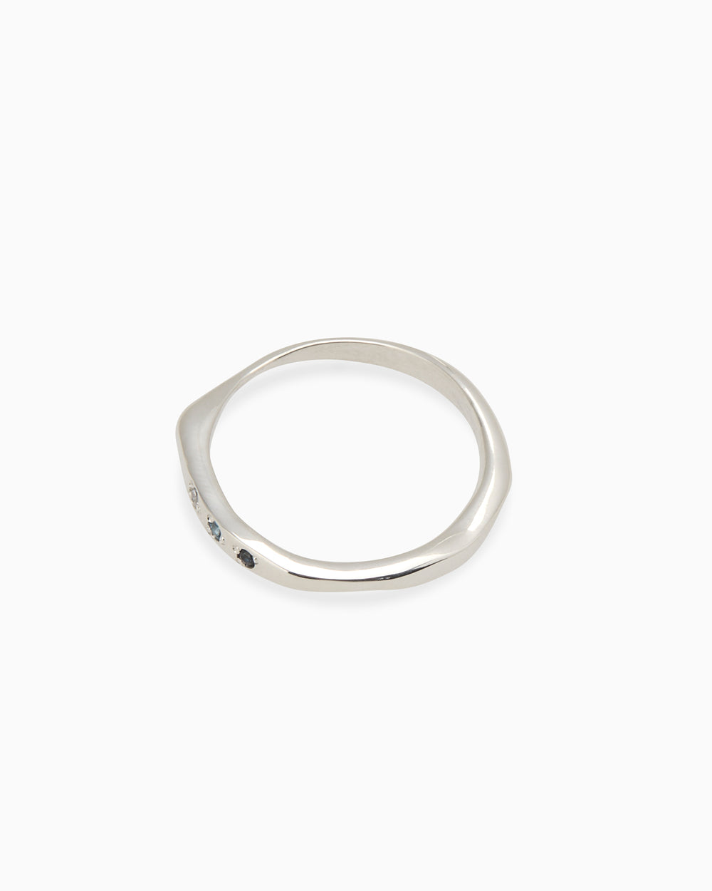 Apex Stone Ring | Silver
