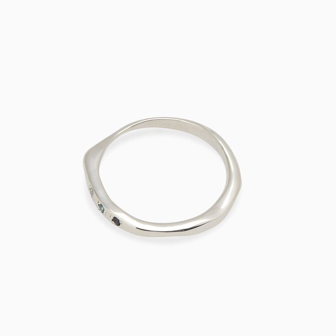 Apex Stone Ring | Silver