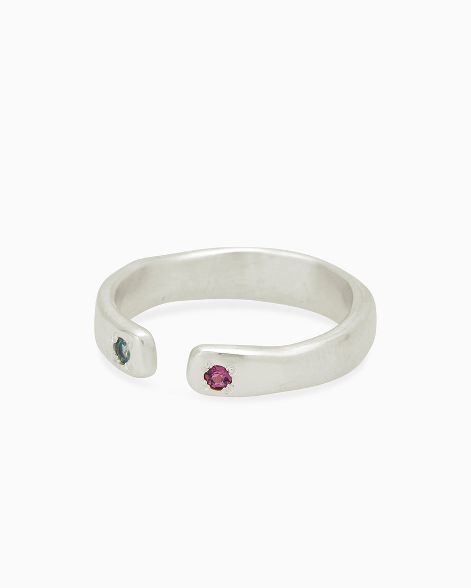 Open Stone Ring 2.0 | Silver
