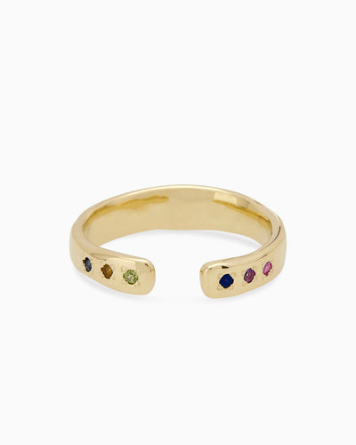 Open Stone Ring 1.0 | Solid Gold