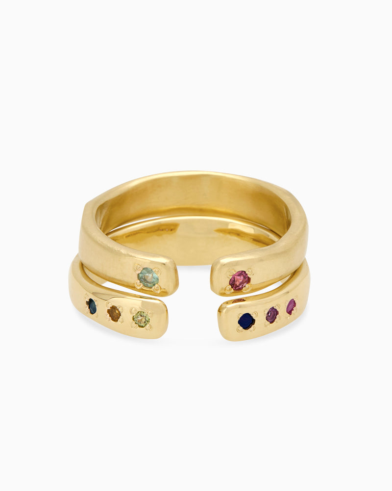 Open Stone Ring 1.0 | Solid Gold