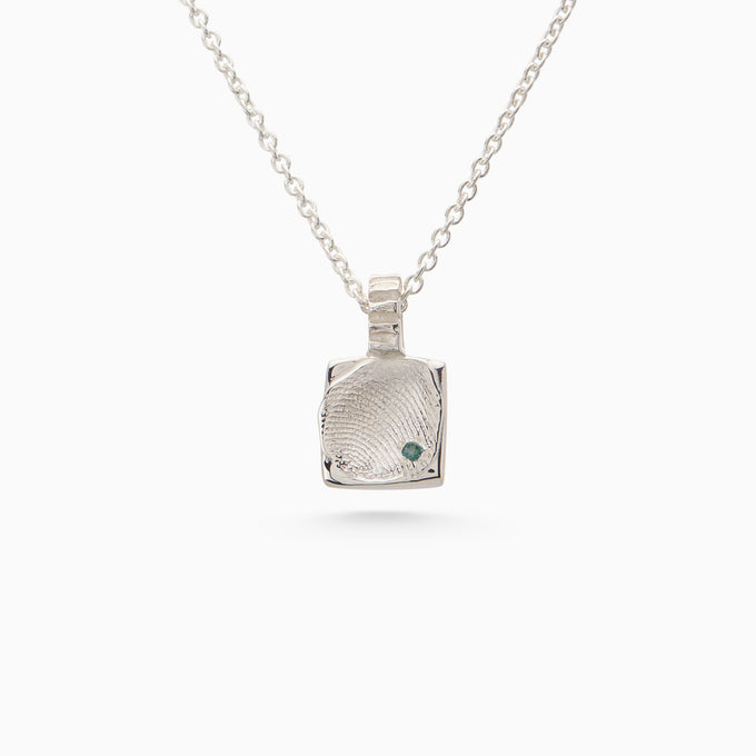 Impression™ Slate Pendant | Silver