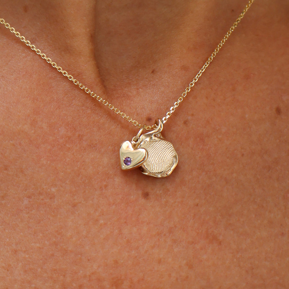 Impression™ Wave Pendant | Yellow Gold