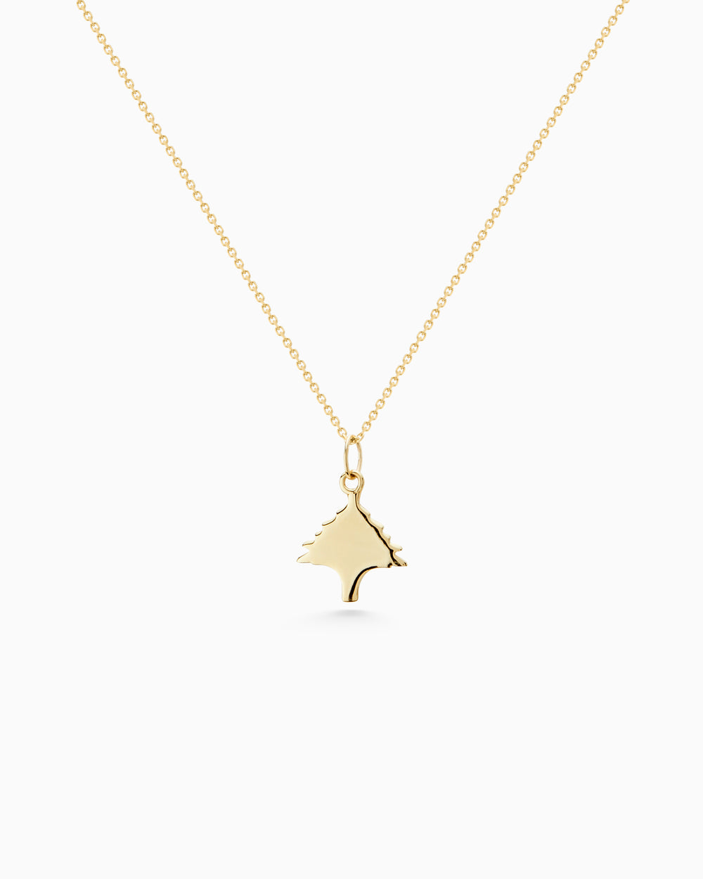 Cedar Necklace | Solid Gold