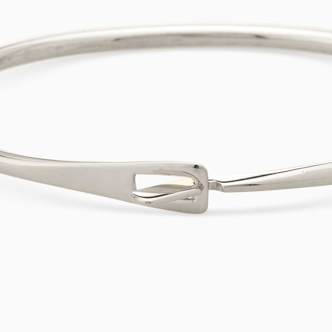 Catch Bangle | Silver