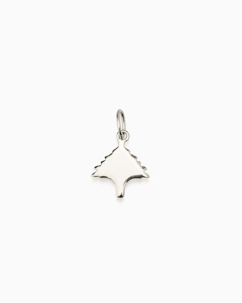 Cedar Tree Charm | Silver