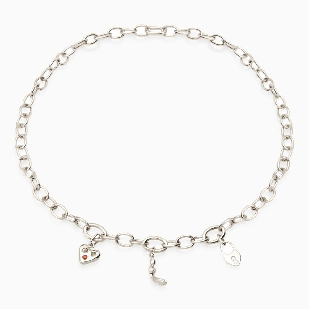 Charm Necklace | Silver