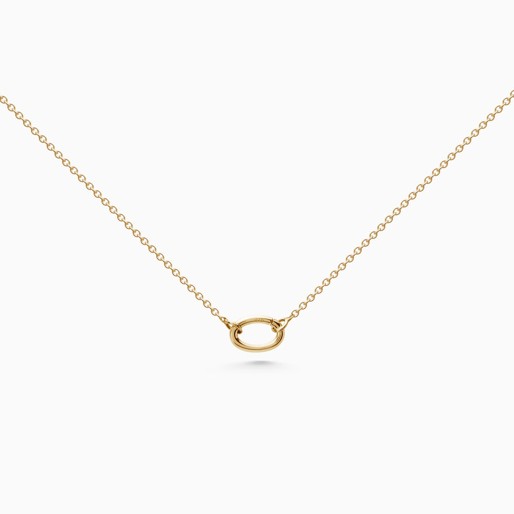 Delicate Hinge Link Necklace | Gold