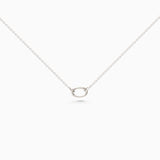 Delicate Hinge Link Necklace | Silver