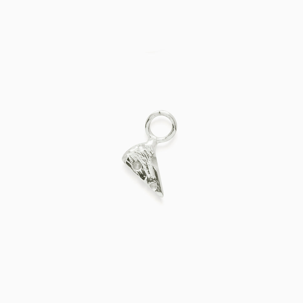 Cheese Earring | Silver