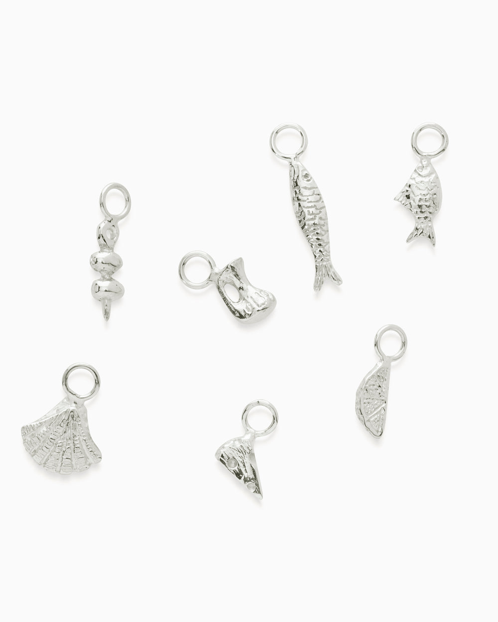 Cheese Earring | Silver