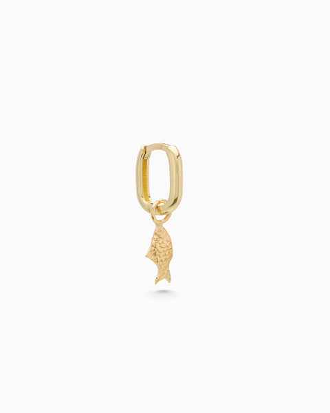 Fish Earring | Gold