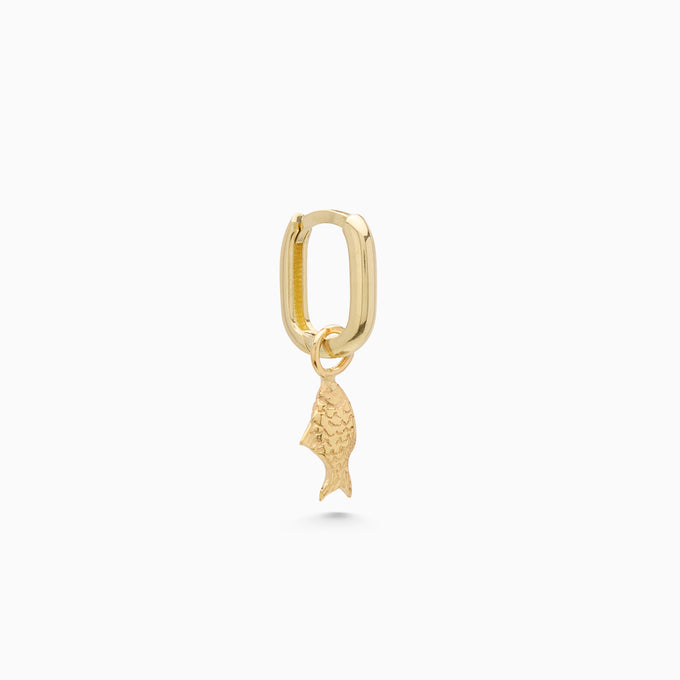 Fish Earring | Gold