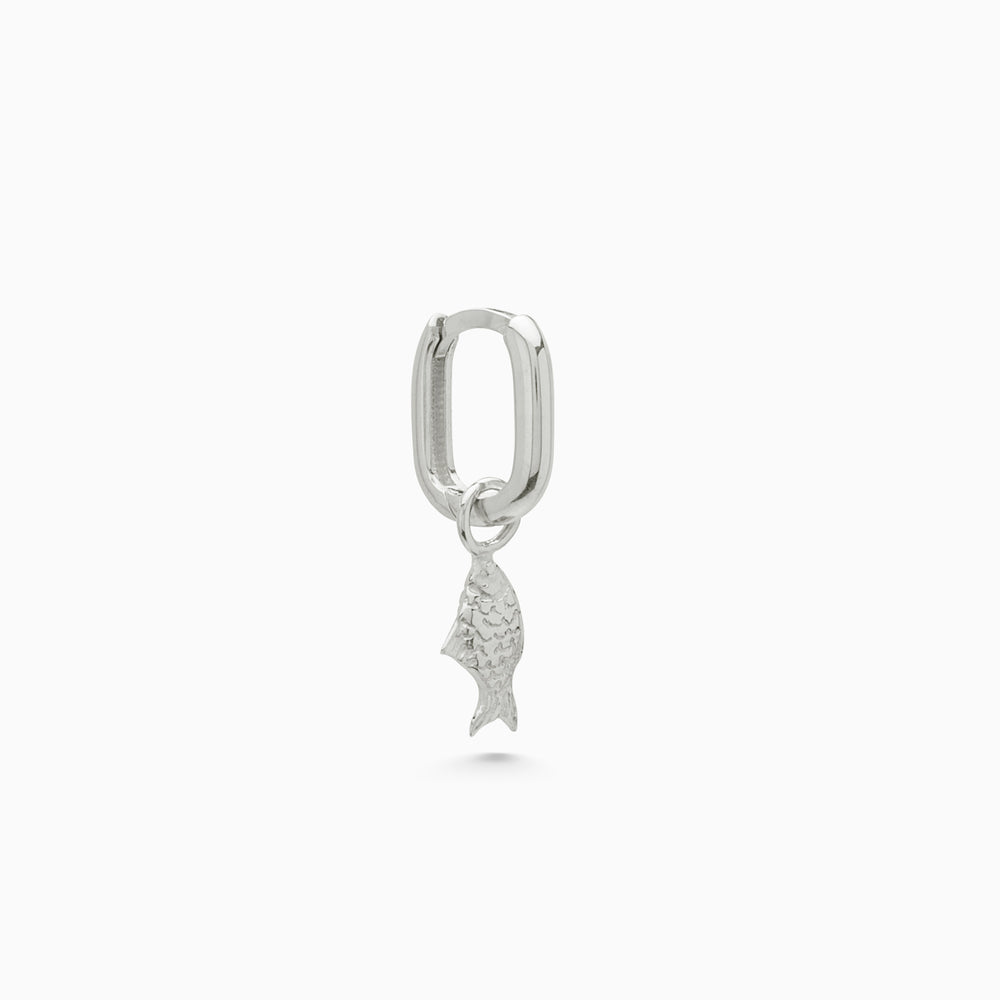 Fish Earring | Silver