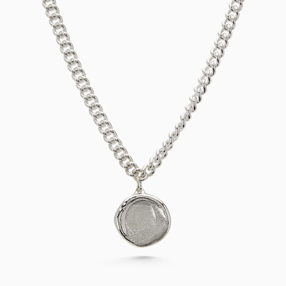 Impression™ Charm Necklace | White Gold