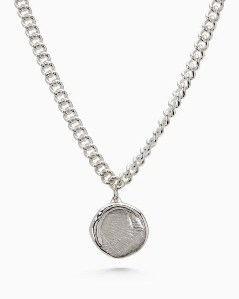 Impression™ Charm Necklace | White Gold