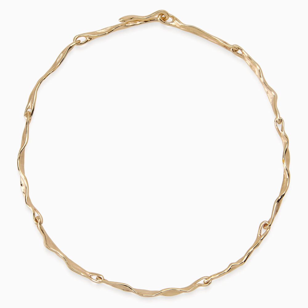 Sculpt Necklace | Yellow Gold