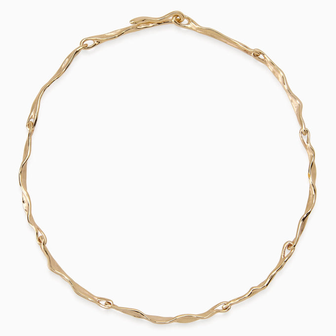 Sculpt Necklace | Yellow Gold