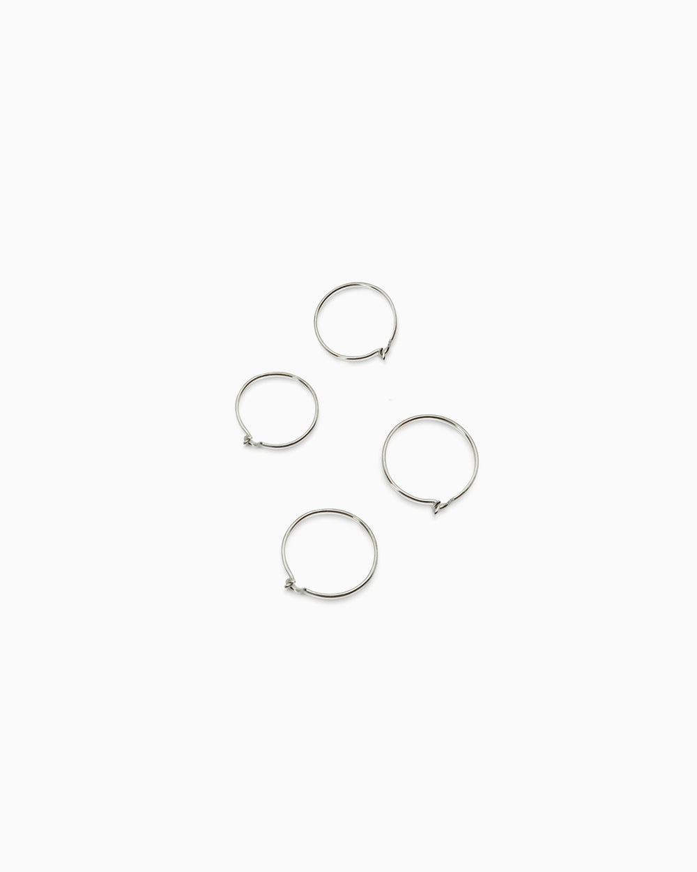 Birthstone Shell Earring | Silver
