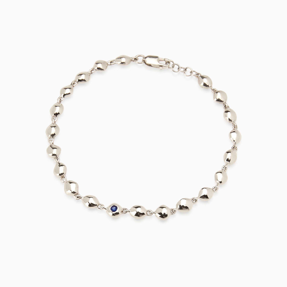 Ripple Stone Bracelet | Silver