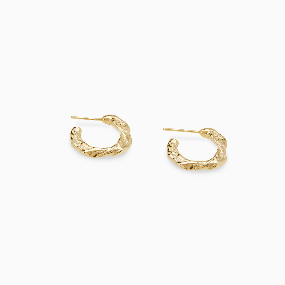 Lira Hoops | Yellow Gold