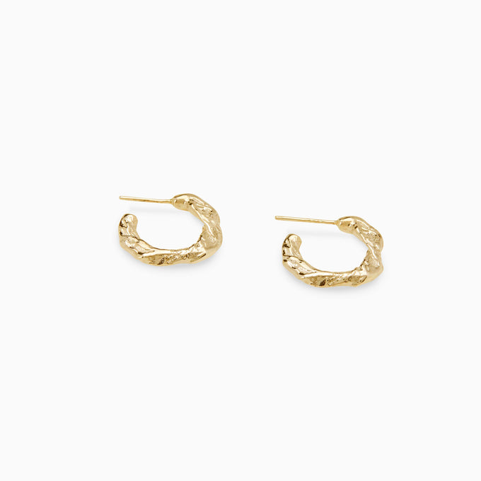 Lira Hoops | Yellow Gold