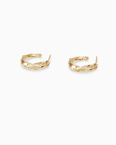 Lira Hoops | Yellow Gold