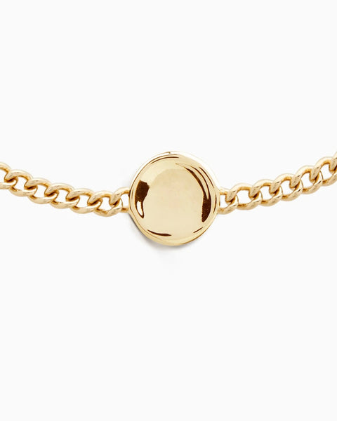 Custom Engraved Charm Bracelet | Yellow Gold